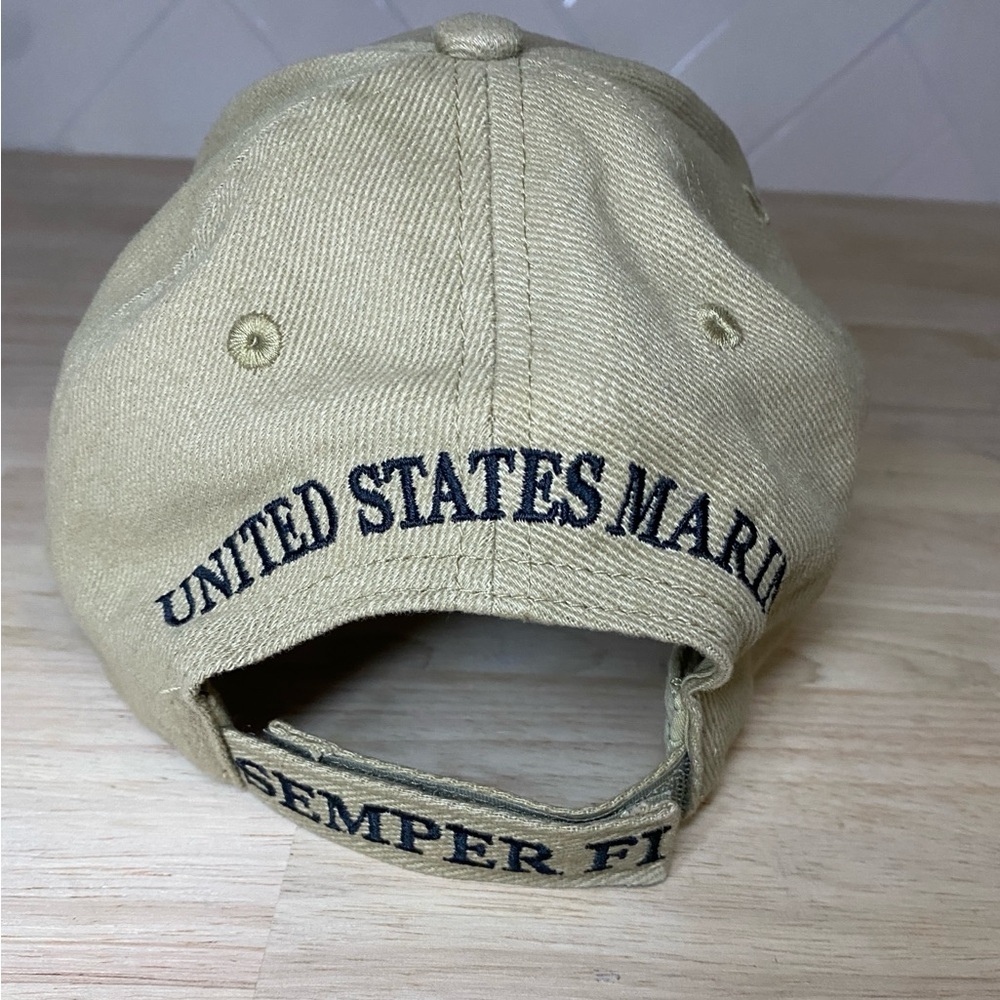U.S Military Marine Corps EGA Hat Semper Fi Embroidered USMC Licensed Ball Cap - Picture 3 of 6